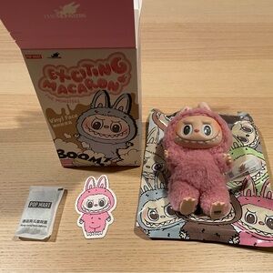 Exciting Macaron Lychee Vinyl Figure Authentic Popmart “Labubu” Authentic